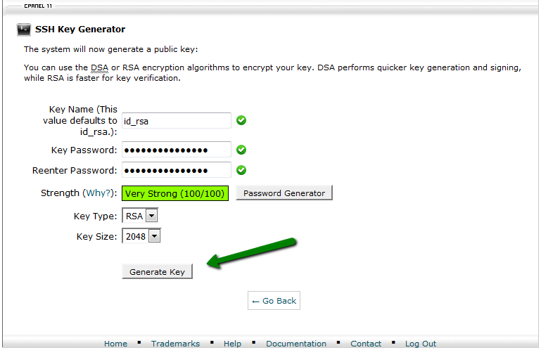 cPanel SSH Access